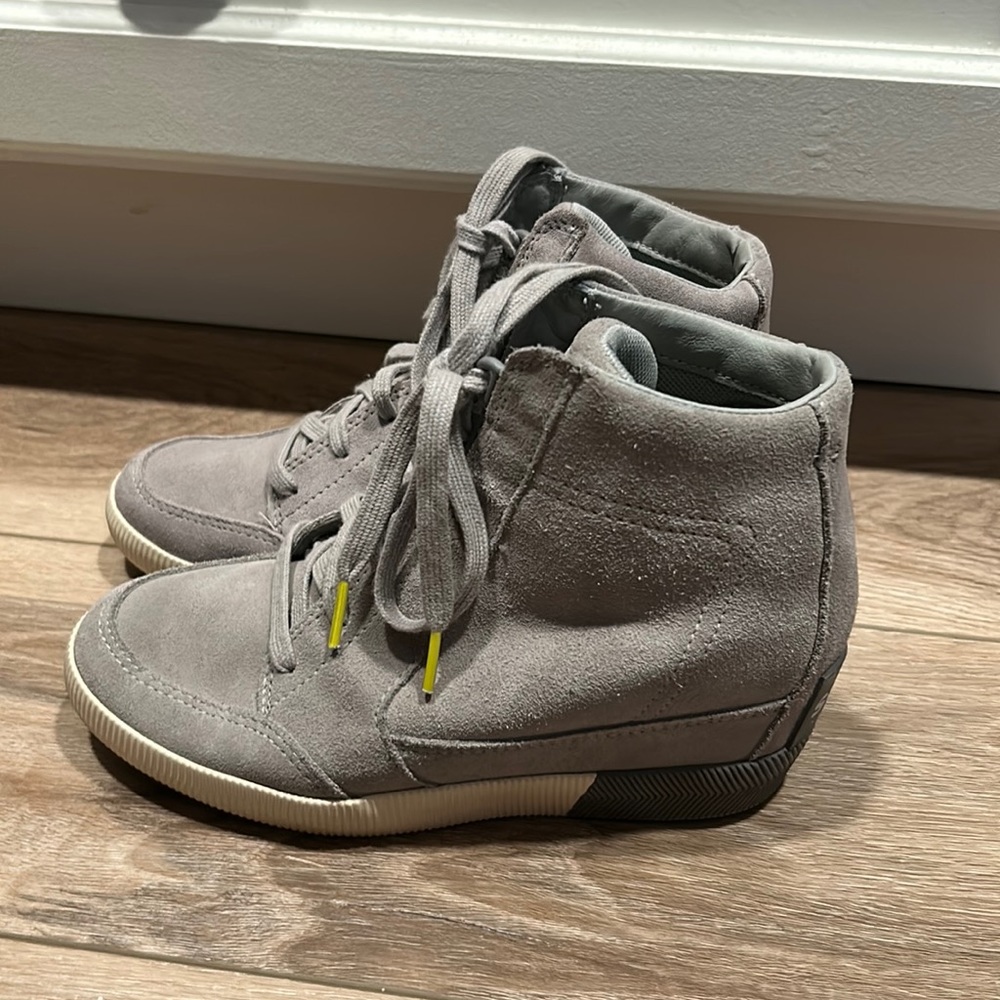 Grey Sorel Shoes